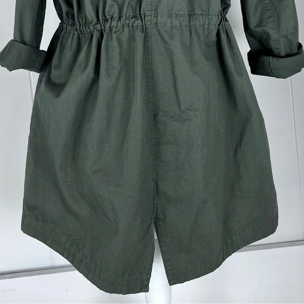 LOVE TREE OLIVE GREEN UTILITY JACKET SZ M - Picture 6 of 15